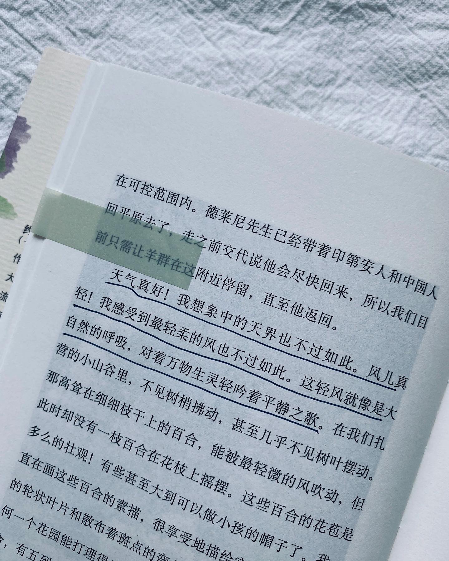 夏日走过山间