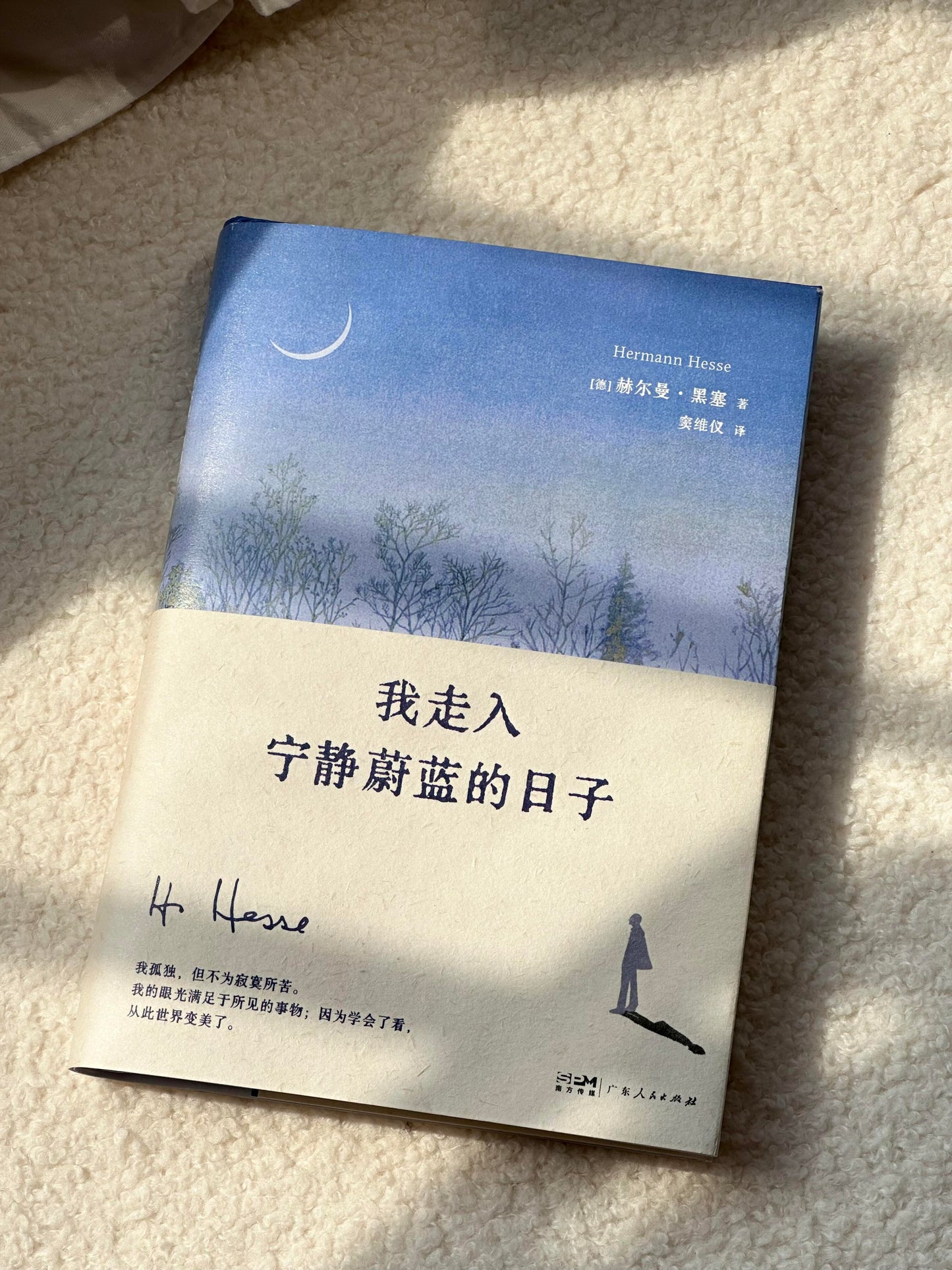 我走入宁静蔚蓝的日子