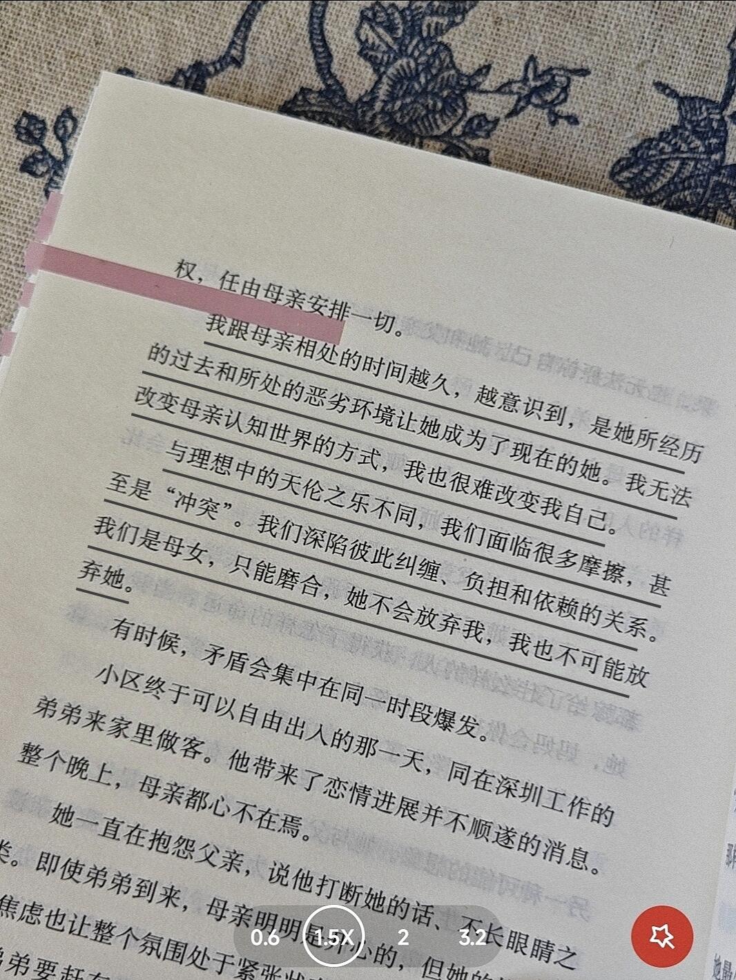 我的母亲做保洁