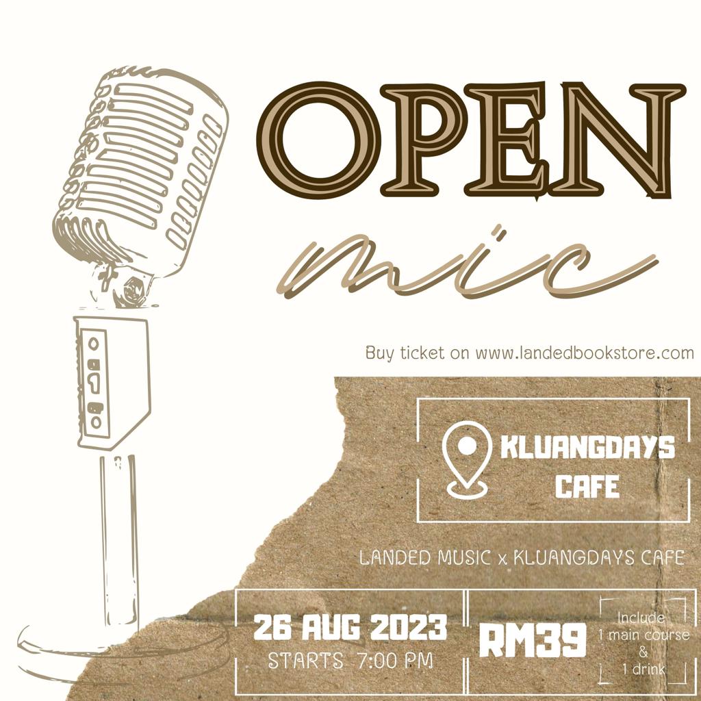 Open Mic Concert ft. Landed Music (26th August 2023)